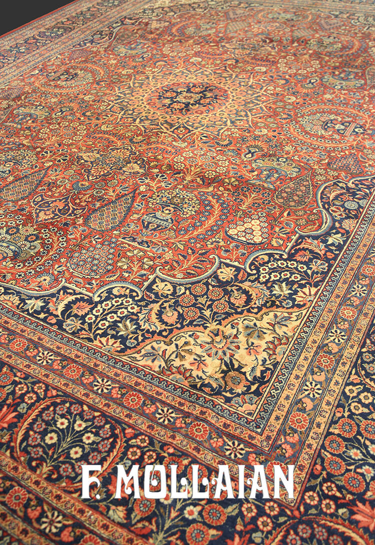 Teppich Persischer Antiker Kashan Dabir n°:70938871